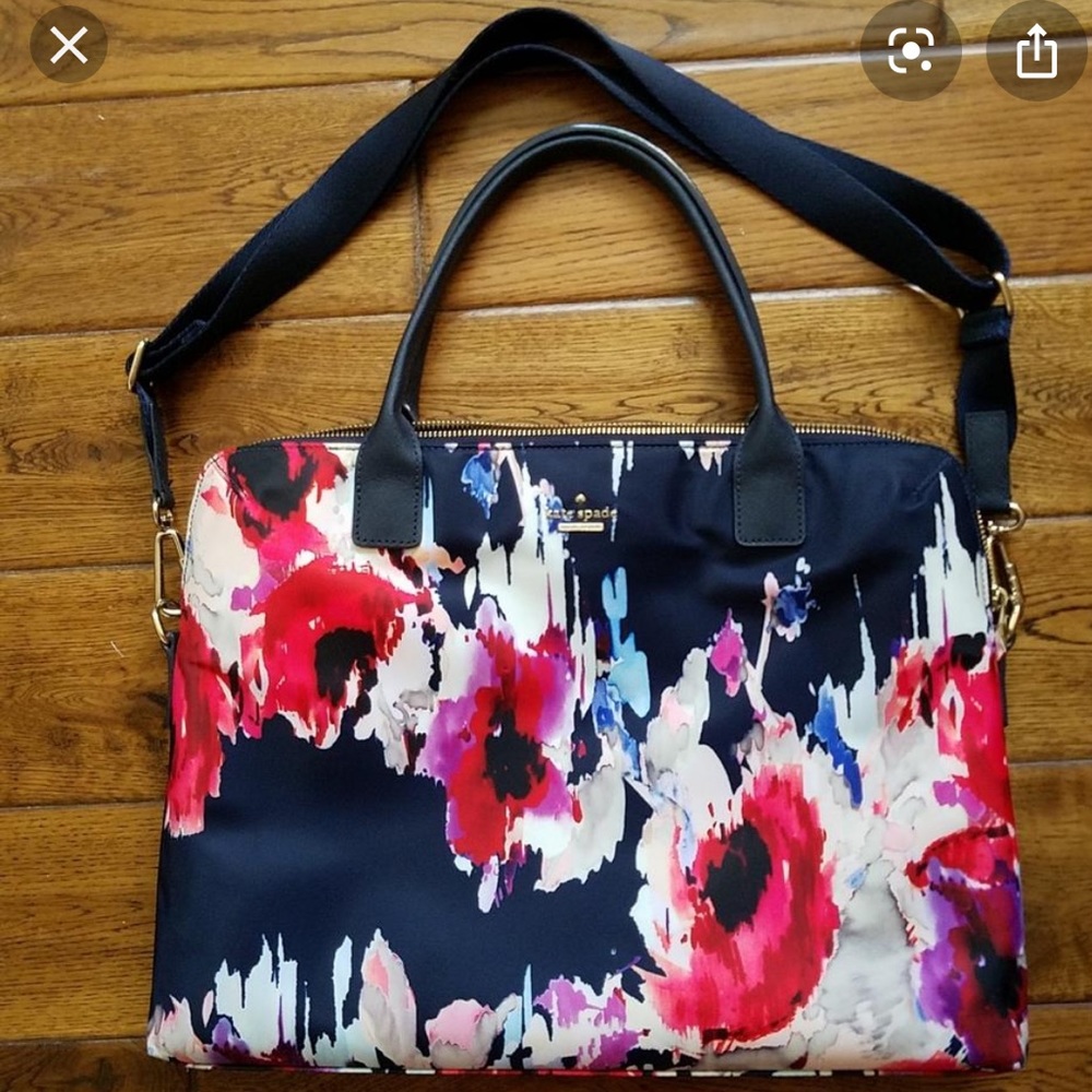 Kate Spade Floral Computer Bag